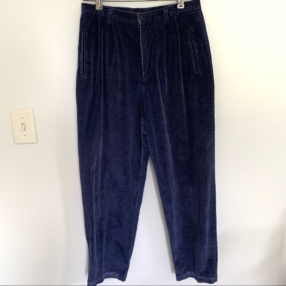 Vintage High Waisted Corduroy Mom Pants